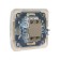 The circuit breaker Luazon Lighting "Orion", 10 A, 1 key, hidden, white