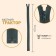 Lightning "Tractor", No. 6, detachable, automatic lock, 60 cm, dark gray color