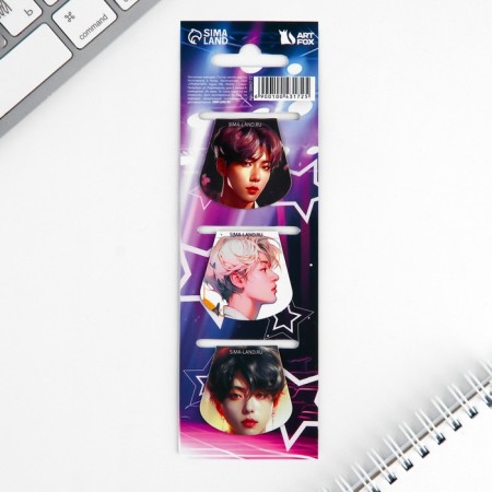 Magnetic bookmarks 3 pcs on the Idolas substrate-5
