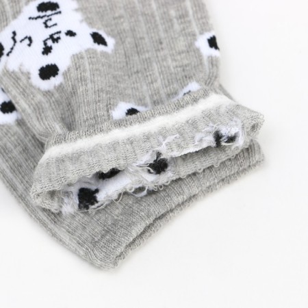 Women's socks "bears", gray color, size 23-25-3