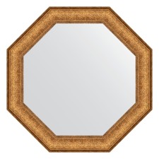 Mirror in the baguette frame, copper Eldorado 73 mm, 63.6x63.6 cm