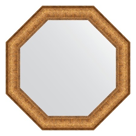 Mirror in the baguette frame, copper Eldorado 73 mm, 63.6x63.6 cm