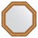 Mirror in the baguette frame, copper Eldorado 73 mm, 63.6x63.6 cm