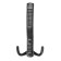 Hook furniture tundra TKT001, three -rod, black, 4 pcs TMP