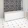 Bath screen Vannesa 2-31-0-1-0-243 "Victoria", 70 cm, mount, left