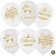 Shar Latex 12 "" Happy! Golden print "Crystal, 2 tbsp, set 25 pcs.