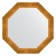 Mirror in the baguette frame, poisoned gold 59 mm, 55x55 cm