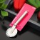 Knife for dough and pizza shade "metallic", 20 cm, silver color