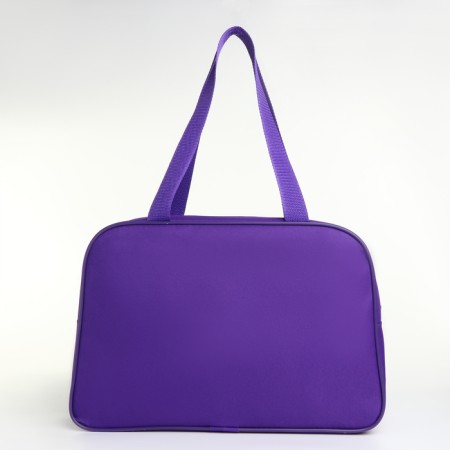 Female sports bag, textura, small size, purple color-3