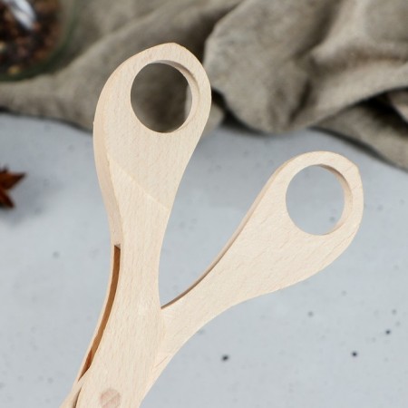 Pinch “scissors”, 28 cm, array of beech-3