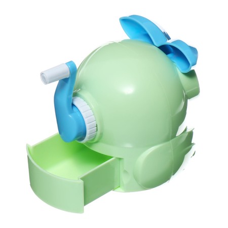 Mechanical sharpener with a container of an owl light green-11