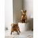 A set of figures "Bulldog", geometry, polystone, 34 cm, color gold