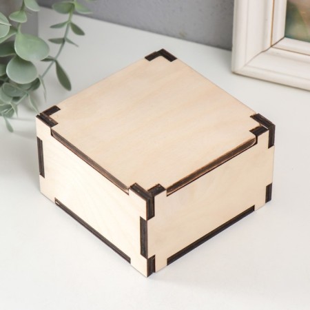 Casket for painting Small 10x10x6 cm, plywood 6mm