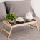 Folding breakfast table, 50 × 30cm, with handles