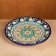 Plant of Rishtan ceramics "Patterns", 28 cm, blue
