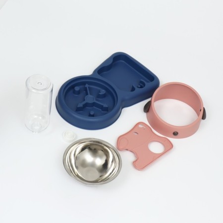 A stainless steel bowl with a 500 ml.-3