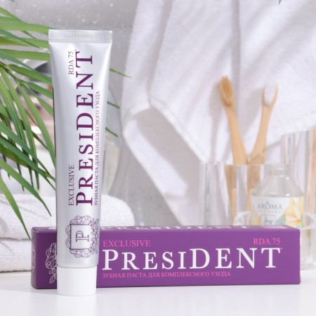 President Exclusive, 75 RDA, 75 ml toothpaste
