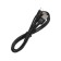 EXPLOYD EX-K-1263, Type-C-USB, 3 A, 1 m, charging/data transfer, silicone, black