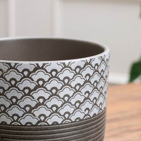 Flower pot "Hokkaido" Gray Book No. 3 2.79 L-2