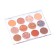 Palette of eyelid shadows with shimmer 12 colors