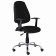 A chair for the operator Brabix Comfort MG-322, chrome, adjustable back, fabric, black S-11