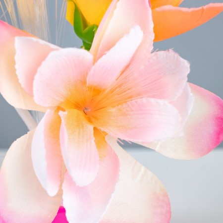 Nightlight "Bright flowers" LED from batteries 3AA H = 22 cm Mix Risalux-8