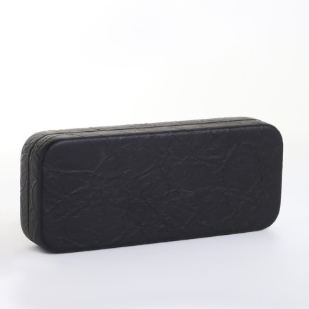 Case for glasses on the cracker, length 15 cm, black color
