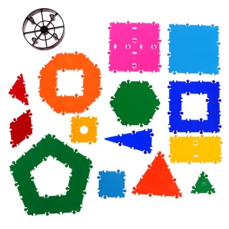 Tiko designer "Geometry", 155 parts, 6 wheels-4