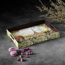 Tray with handles 