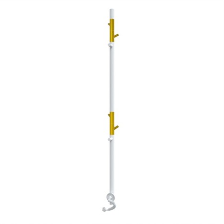 Towel Electric Laris Image, 150x1400 mm, 4 crossbars, univers., White-15