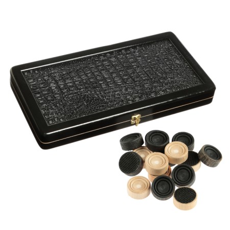 Black backgracks 40 x 40 cm, black, board game-2