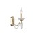 Wall lamp 40W, 1HE14, 21x10 cm, gold