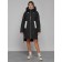 Coat insulated winter female, size 42, black color