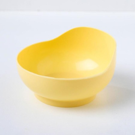 A set of children's dishes, 4 items: bowl, spoon, fork, chip with solid nose 200 ml, MIX color-5