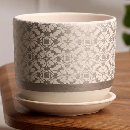 Pot Flower Hypure White Boulers No. 1, 0.75 l, D - 12 cm