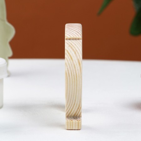 Barrot for creativity "horseshoe", small, 6.6 x 6.6 x 1.2 cm, pine-2