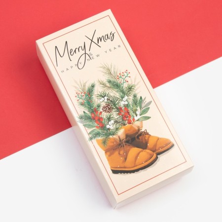 Набор новогодних женских носков KAFTAN "Marry xmas" р. 36-39 (23-25 см), 5 пар-2