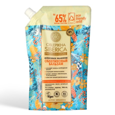 Sea buckthorn balm for normal and dry hair Natura Siberica, 400 ml