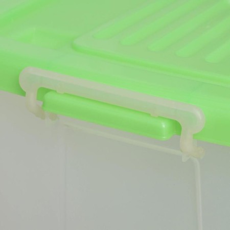 Storage box with Darel-Box lid, 75 l, 70 × 49 × 37 cm, color mix-4