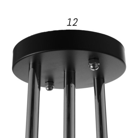Chandelier 1080/3BK 40W E27 Black 58x14x27 cm Bayerlux-3