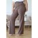 Female trousers, size 46, brown color