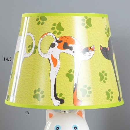 Board lamp "kitten" E14 15W white 20x20x32 cm Risalux-6