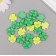 Decor for creativity plastic "Clover" set of 20 pcs 1.8x1.8x0.6 cm