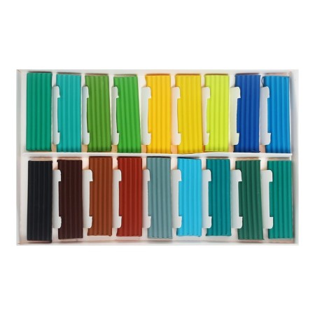 Plasticine 36 -ZV 540g Brauberg Kids, with a stack. High quality-2