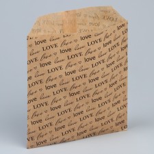 Package Package package, packaging, crafting, “love” 13 x 16 cm without a window