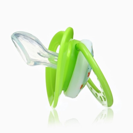 Dummy orthodontist., With a cap and a holder, from 0 months, the color is green / blue-8