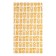 Yellow Garden 40x73cm, 100% cotton, sarzha 190 g/m2