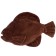 Soft toy "flounder", 30 cm