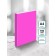 Folder with A4, 700 microns, 27 mm, calligrata duble neon, inner pocket, up to 180 sheets, fuchsia