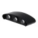 Facade lamp "Semosfer", FSD-069, 6 W, 4000K, 3 rays, IP65, 220 V, plastic, black 100842